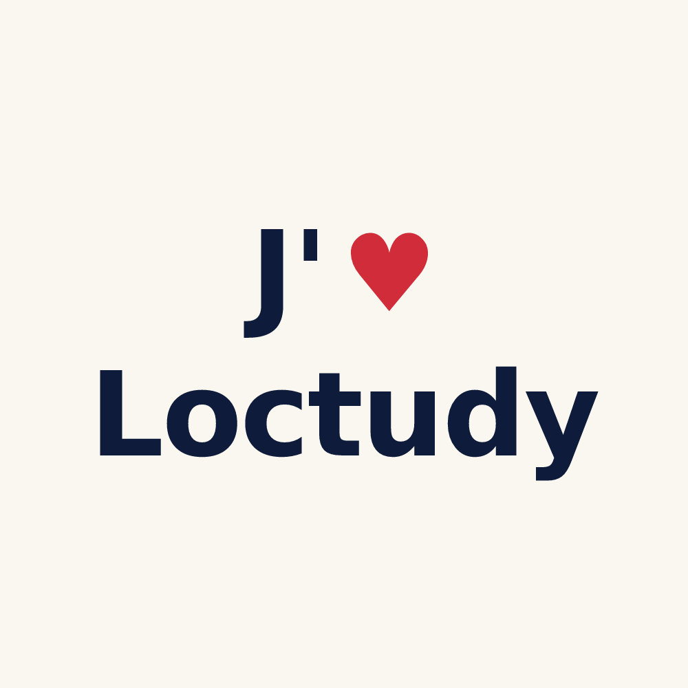 Tasse personnalisée Loctudy — design J'aime Loctudy
