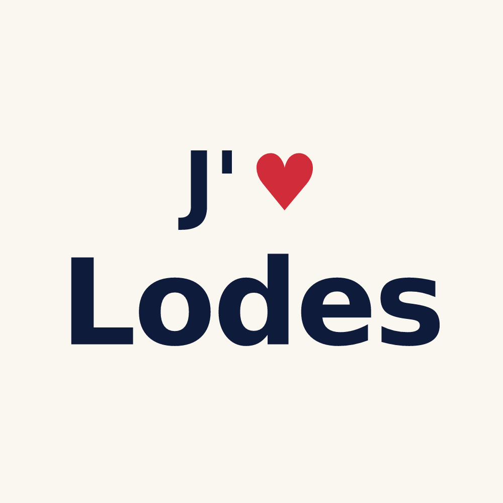 Tasse personnalisée Lodes — design J'aime Lodes