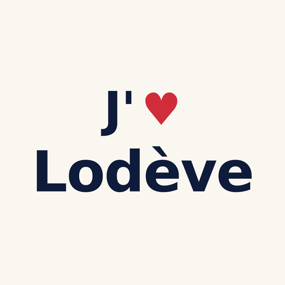 Tasse personnalisée Lodève — design J'aime Lodève
