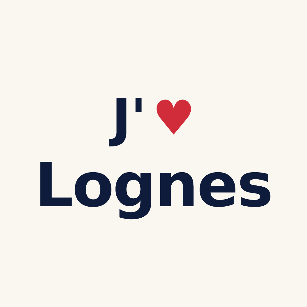 Tasse personnalisée Lognes — design J'aime Lognes