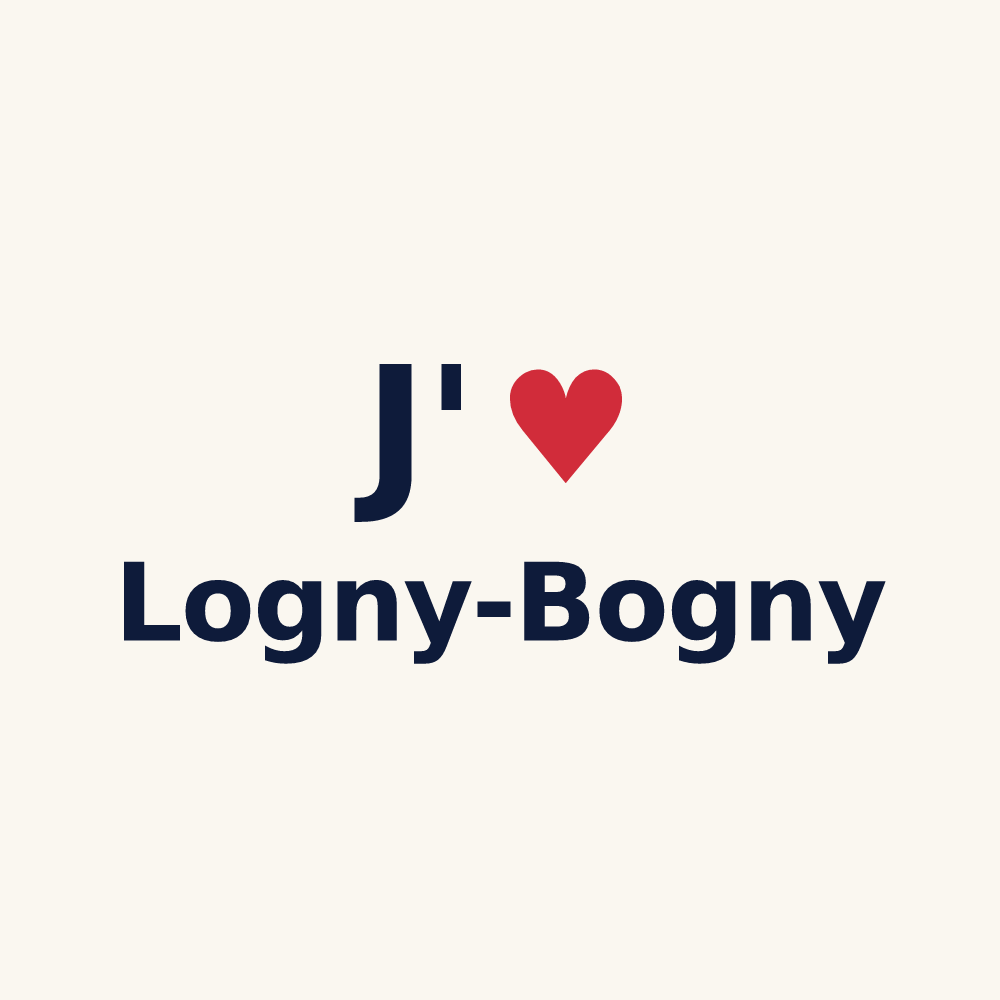 Tasse personnalisée Logny-Bogny — design J'aime Logny-Bogny