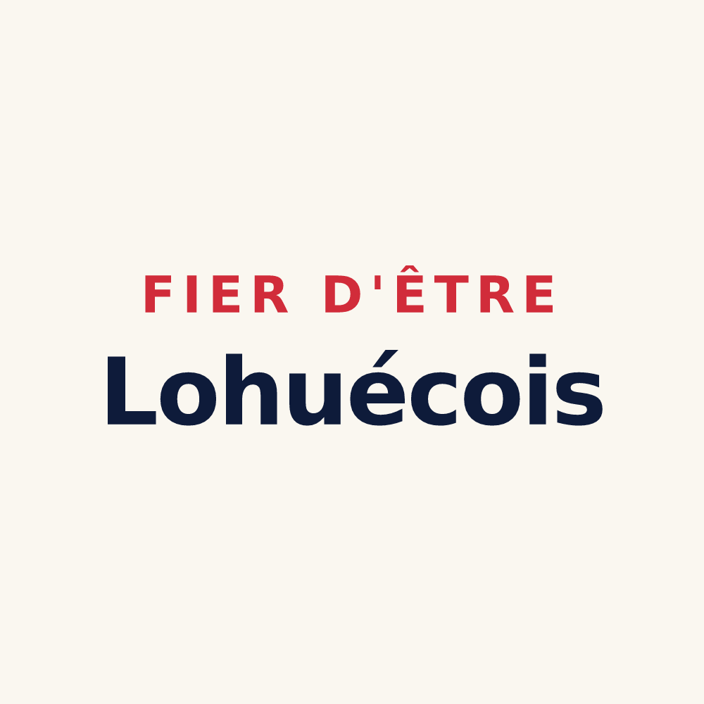 Tasse « Fier d'être Lohuécois » — design pour Lohuec