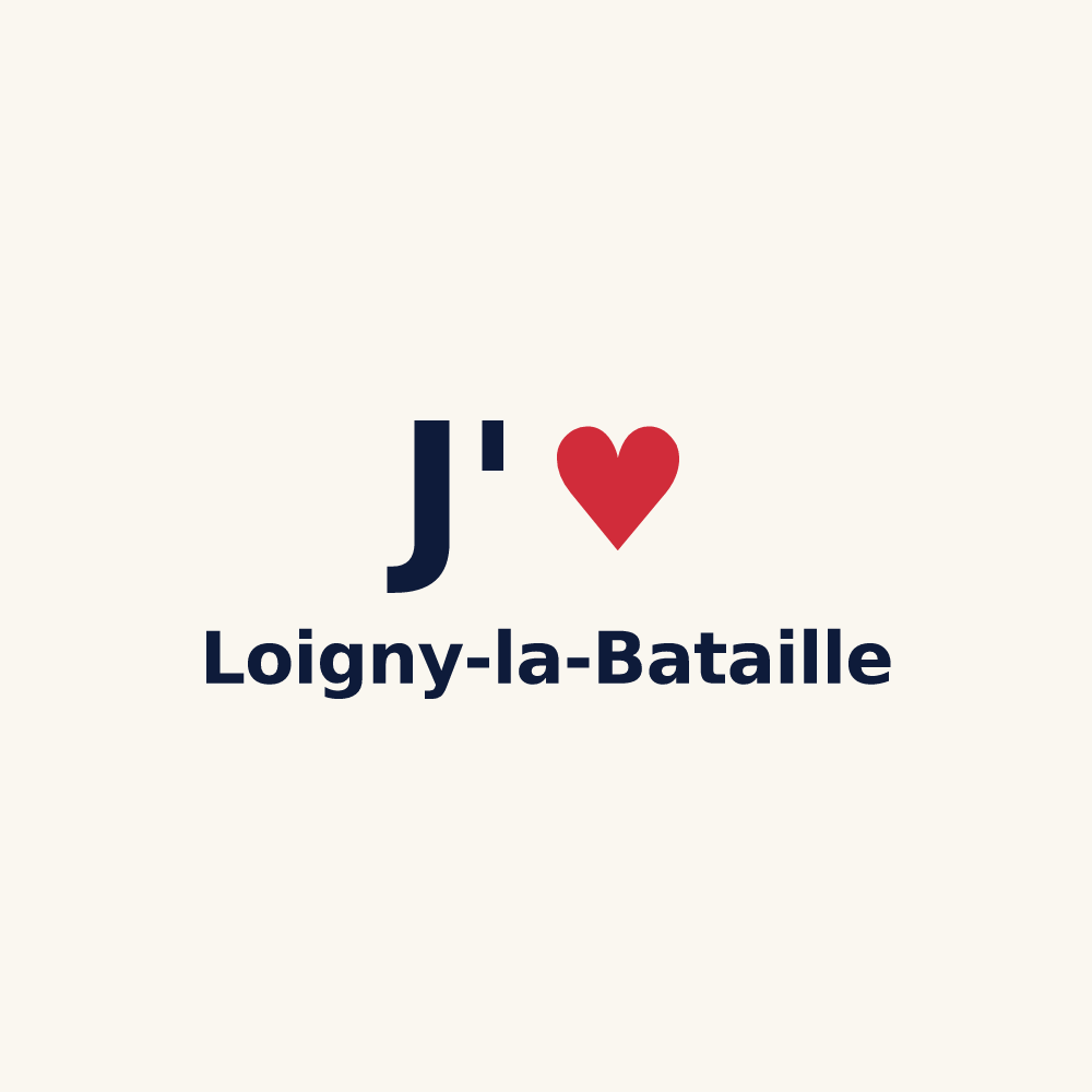 Tasse personnalisée Loigny-la-Bataille — design J'aime Loigny-la-Bataille