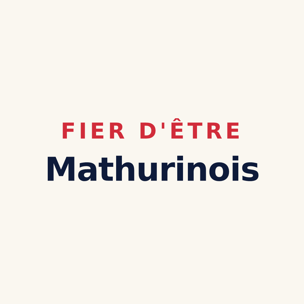 Tasse « Fier d'être Mathurinois » — design pour Loire-Authion