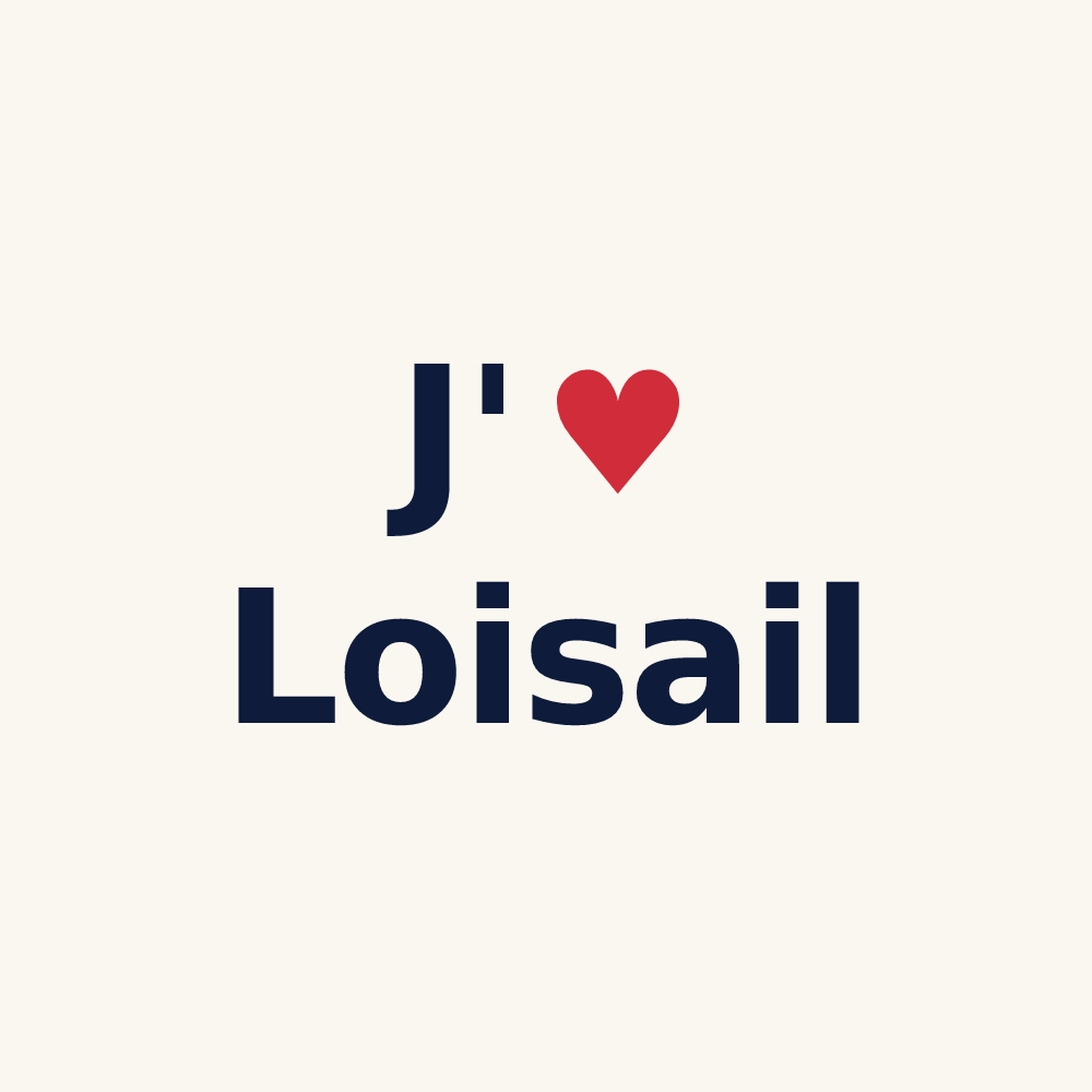 Tasse personnalisée Loisail — design J'aime Loisail