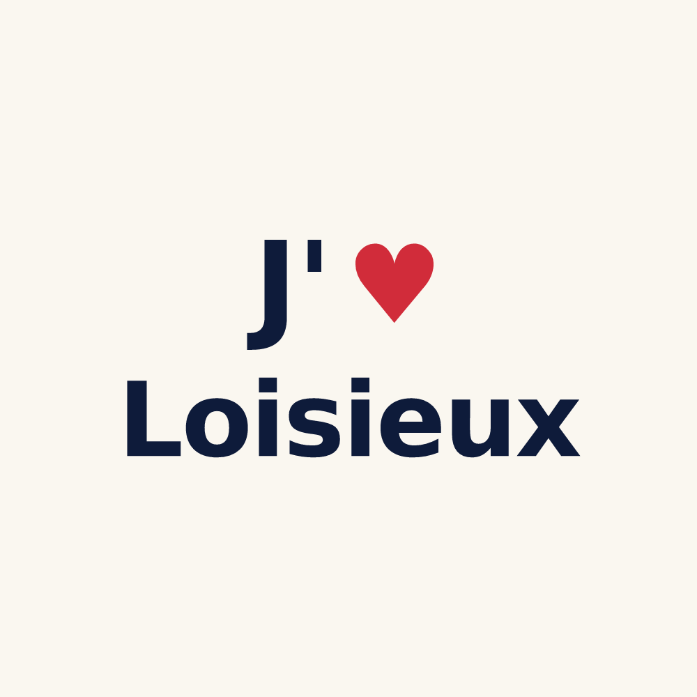 Tasse personnalisée Loisieux — design J'aime Loisieux