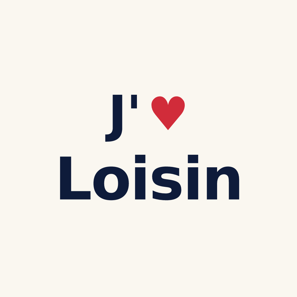 Tasse personnalisée Loisin — design J'aime Loisin