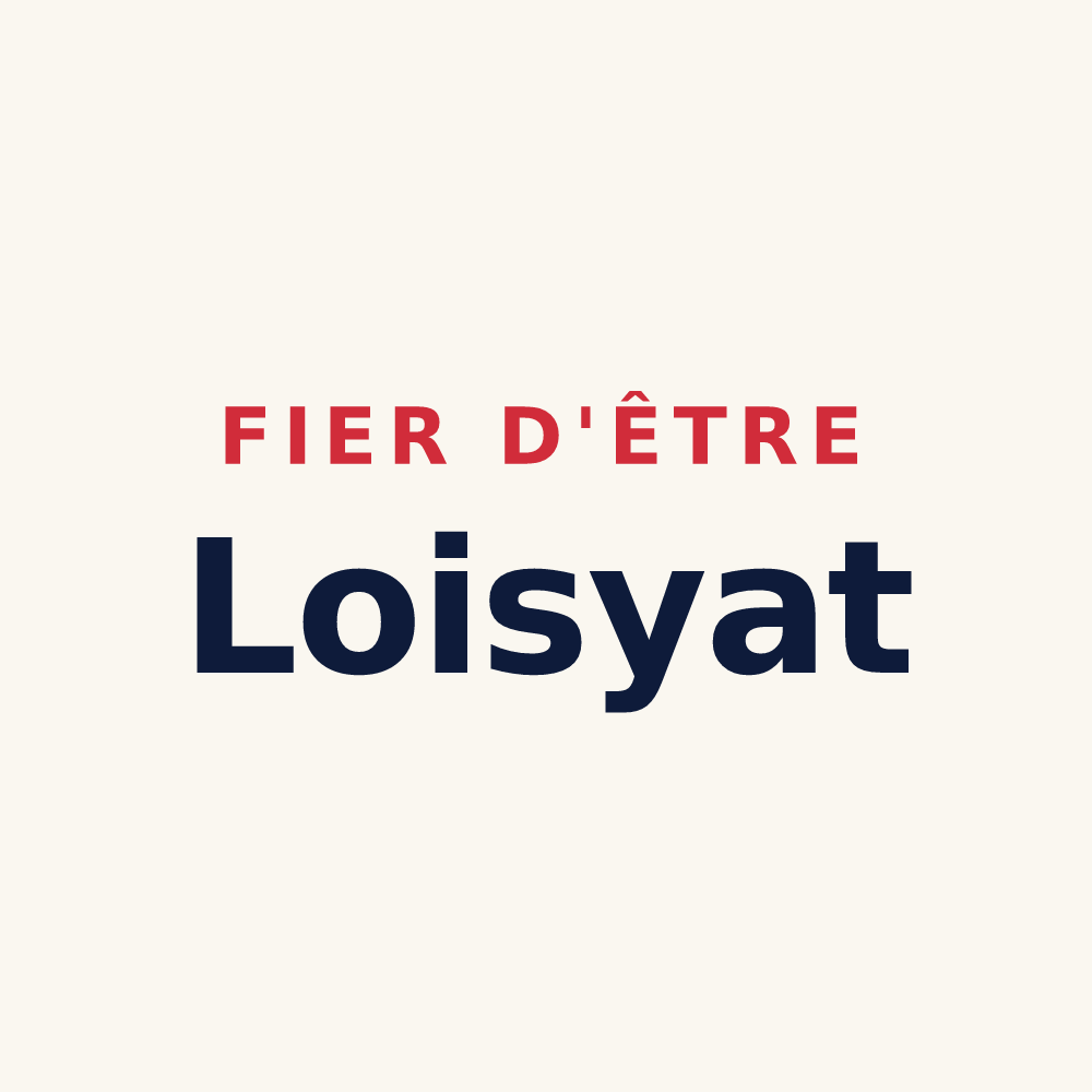 Tasse « Fier d'être Loisyat » — design pour Loisy-sur-Marne