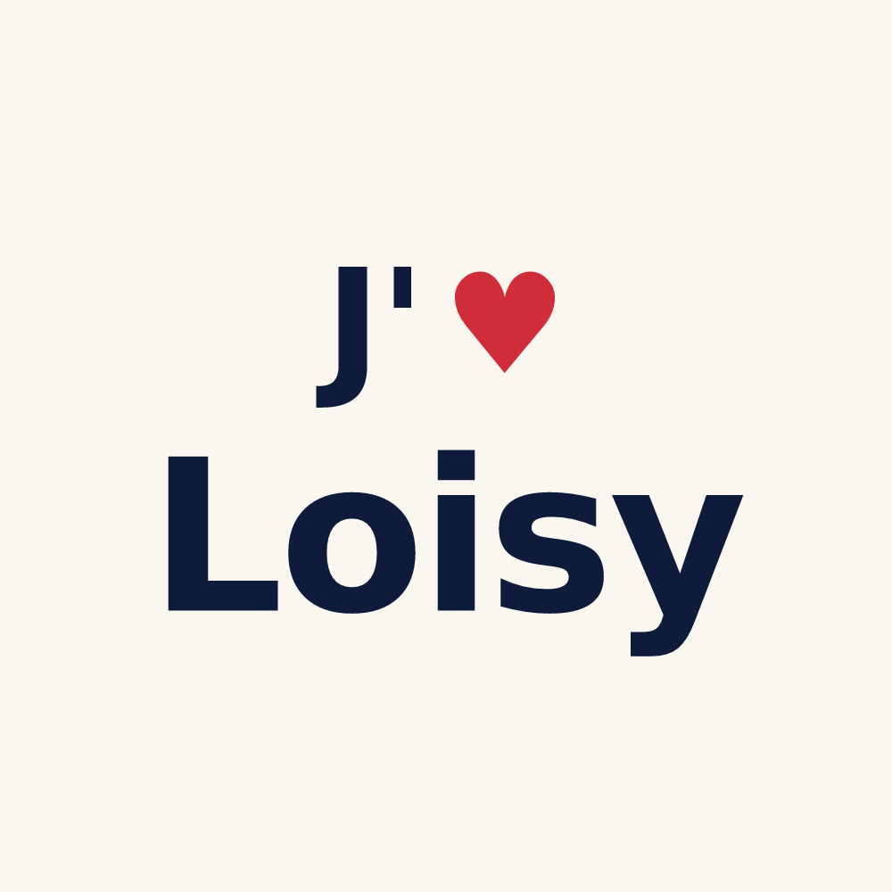 Tasse personnalisée Loisy — design J'aime Loisy