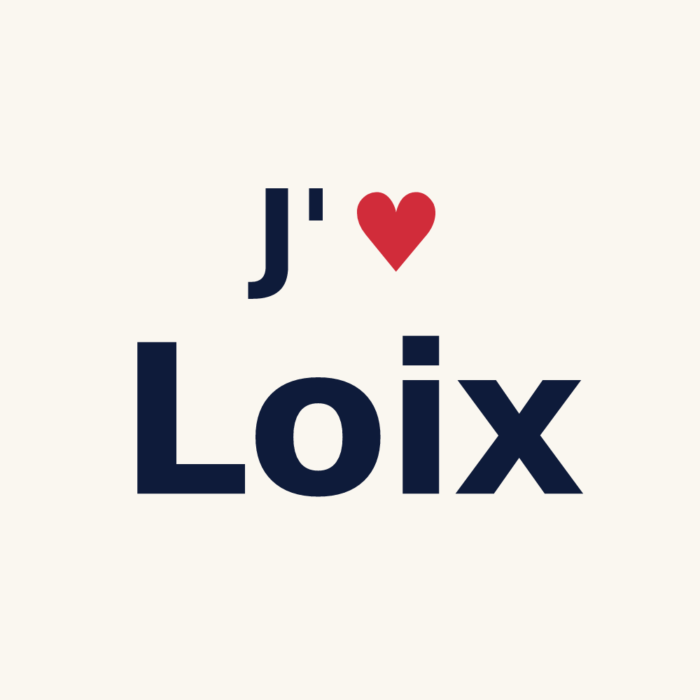 Tasse personnalisée Loix — design J'aime Loix