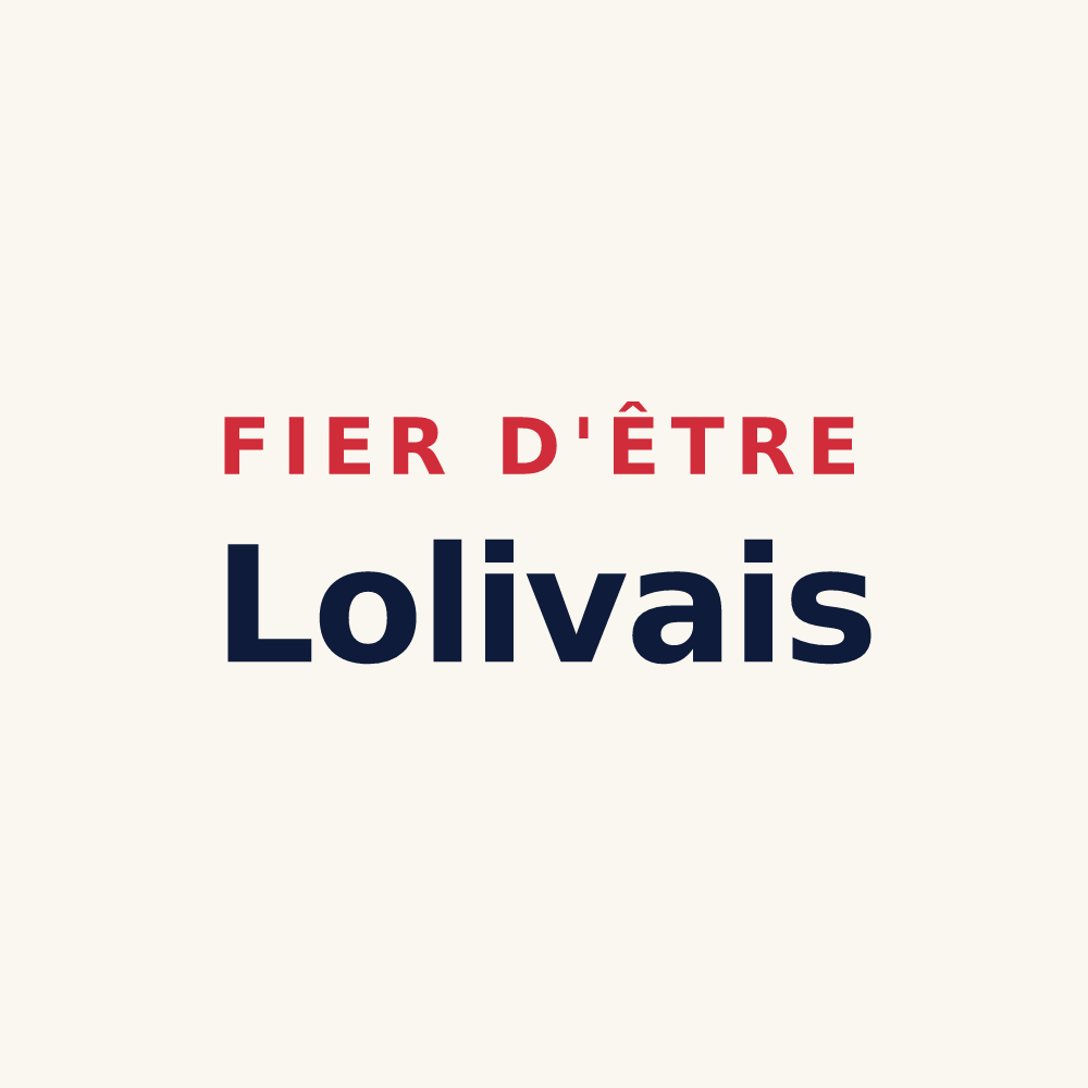 Tasse « Fier d'être Lolivais » — design pour Lolif