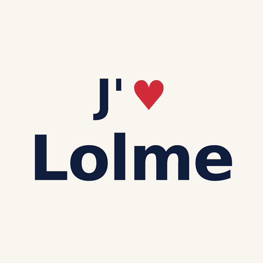 Tasse personnalisée Lolme — design J'aime Lolme