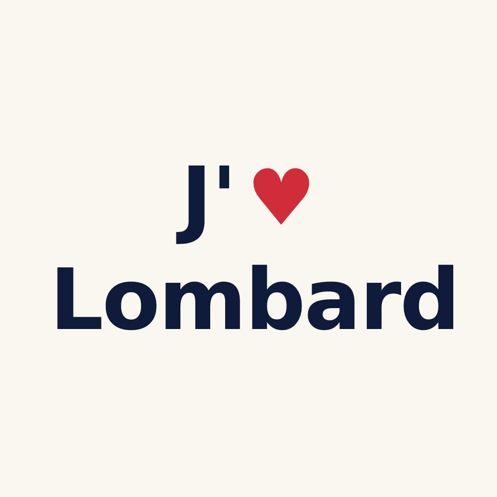 Tasse personnalisée Lombard — design J'aime Lombard