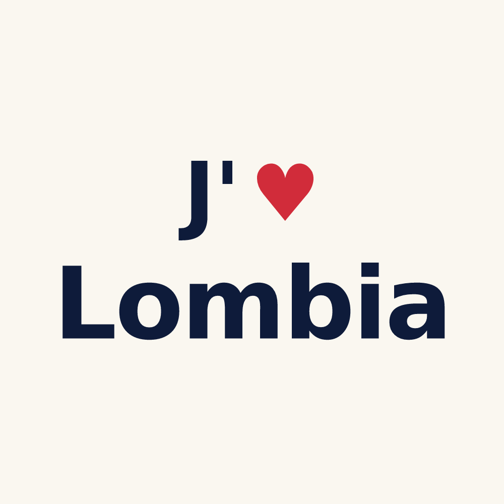 Tasse personnalisée Lombia — design J'aime Lombia