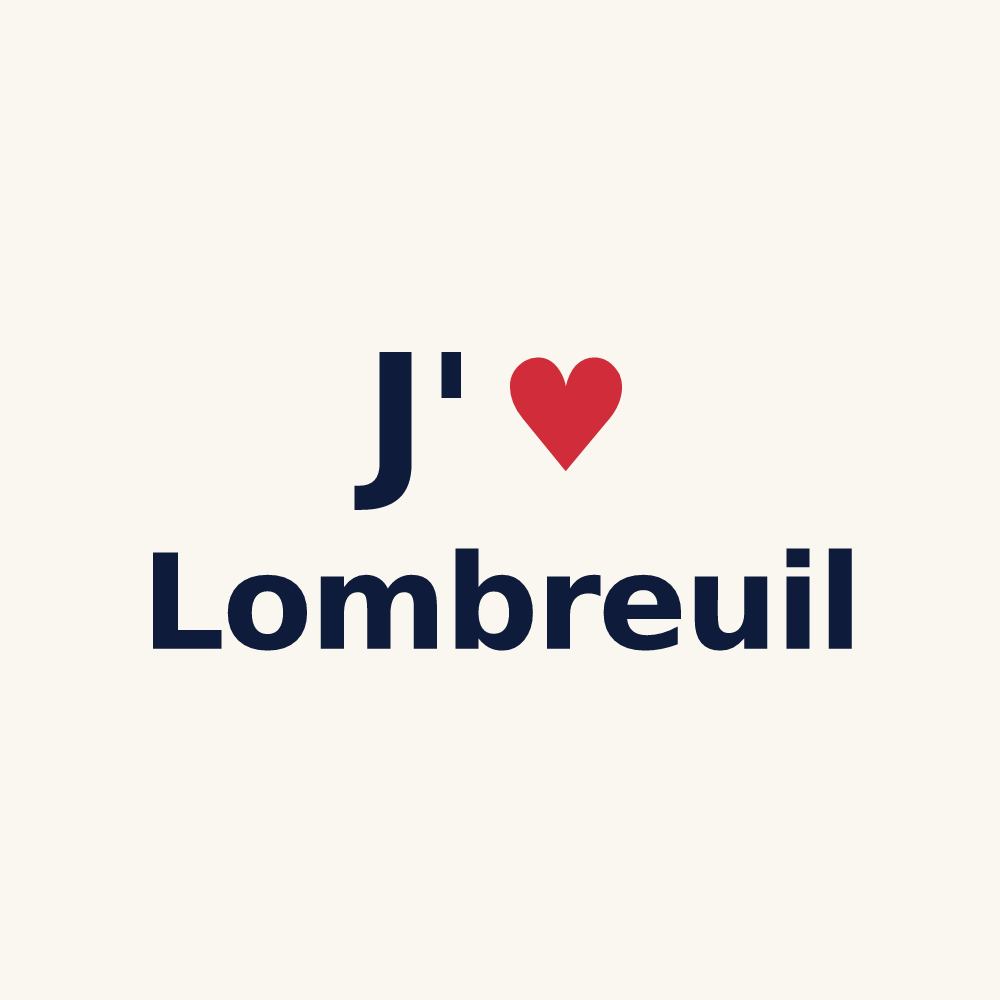 Tasse personnalisée Lombreuil — design J'aime Lombreuil