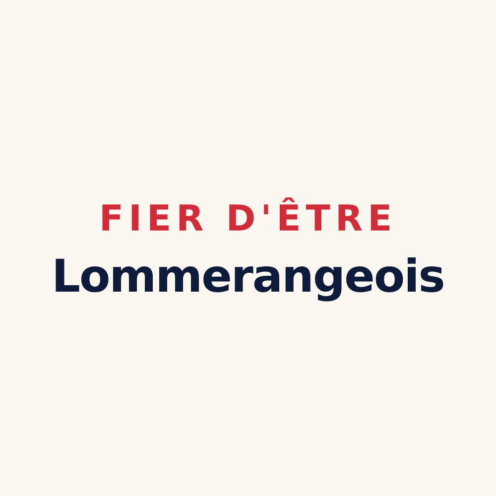 Tasse « Fier d'être Lommerangeois » — design pour Lommerange