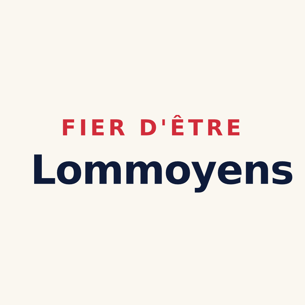 Tasse « Fier d'être Lommoyens » — design pour Lommoye