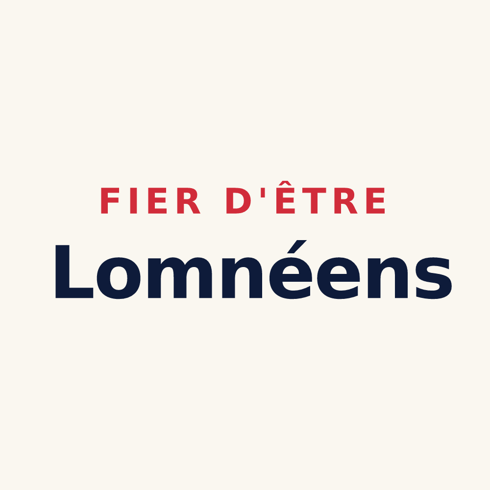Tasse « Fier d'être Lomnéens » — design pour Lomné