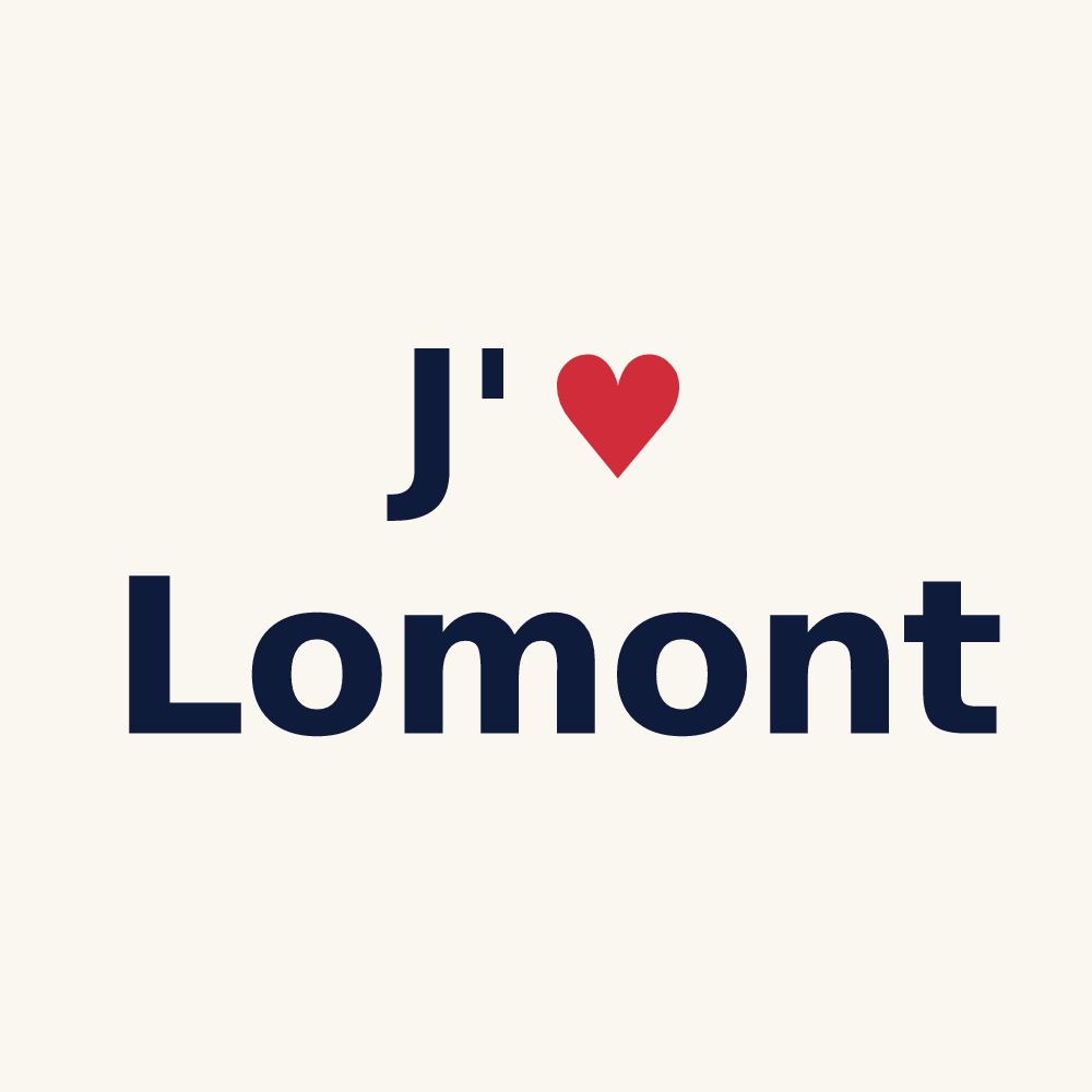 Tasse personnalisée Lomont — design J'aime Lomont
