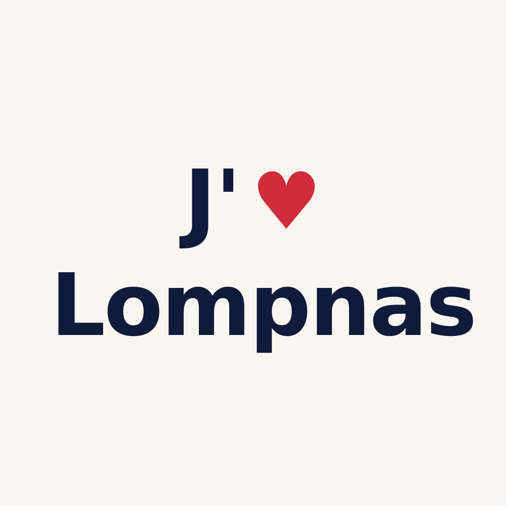 Tasse personnalisée Lompnas — design J'aime Lompnas