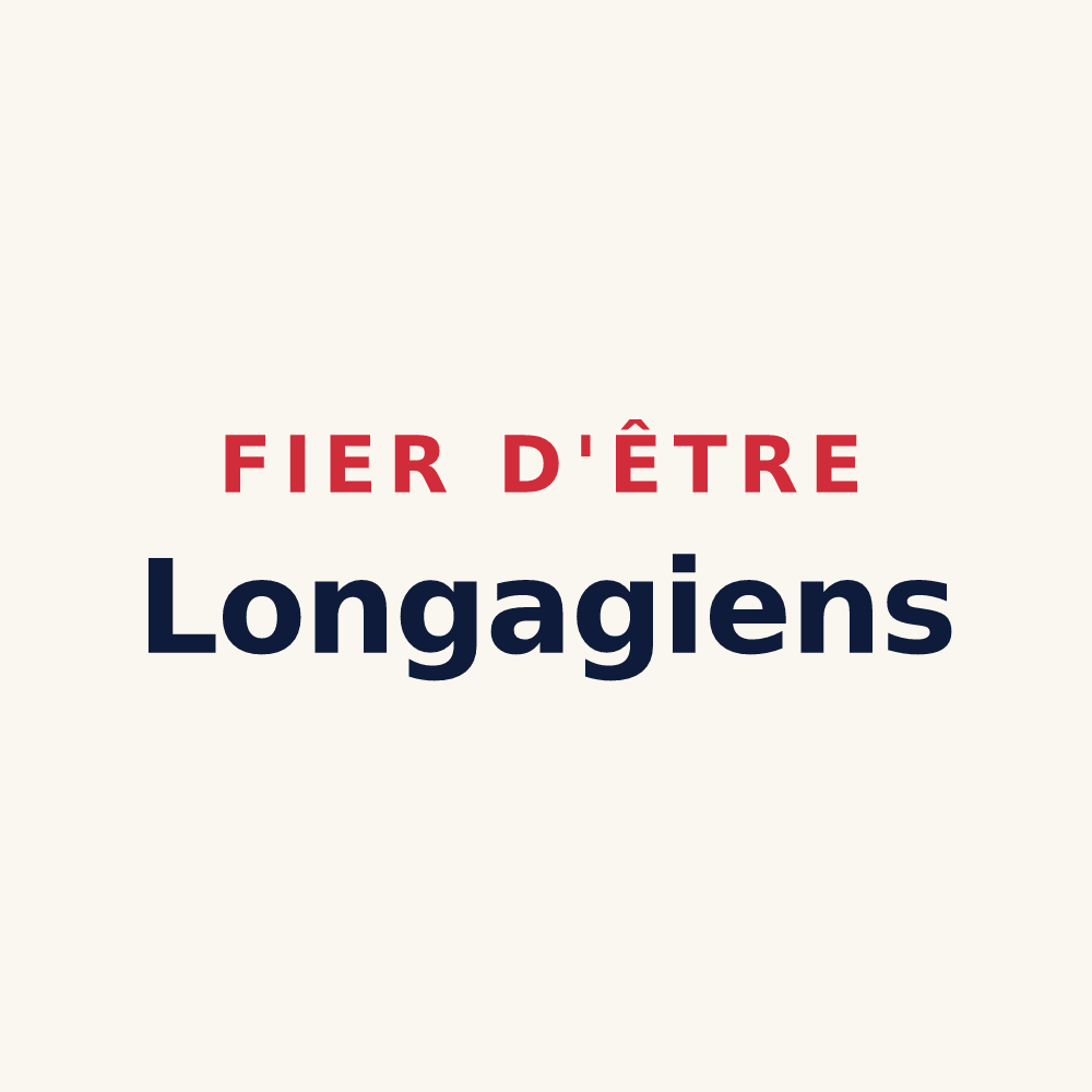 Tasse « Fier d'être Longagiens » — design pour Longages