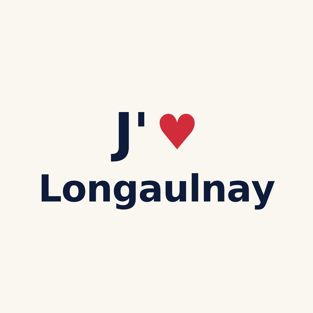 Tasse personnalisée Longaulnay — design J'aime Longaulnay