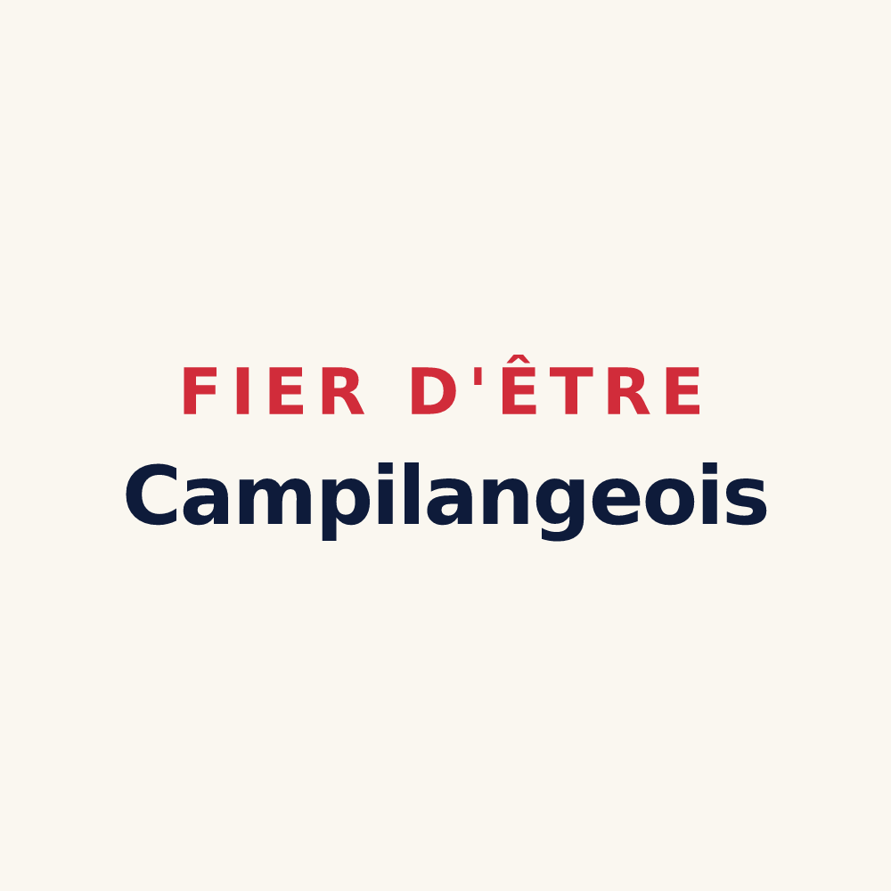 Tasse « Fier d'être Campilangeois » — design pour Longchamp