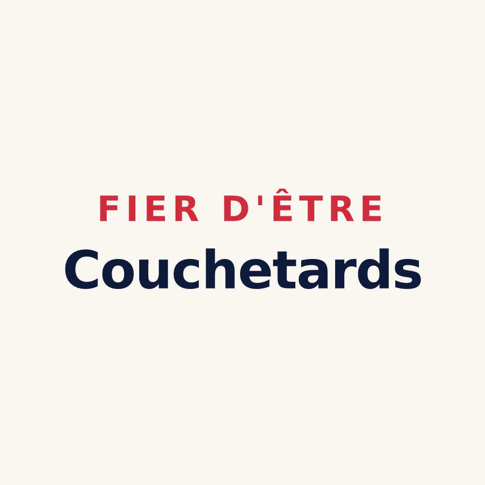 Tasse « Fier d'être Couchetards » — design pour Longcochon