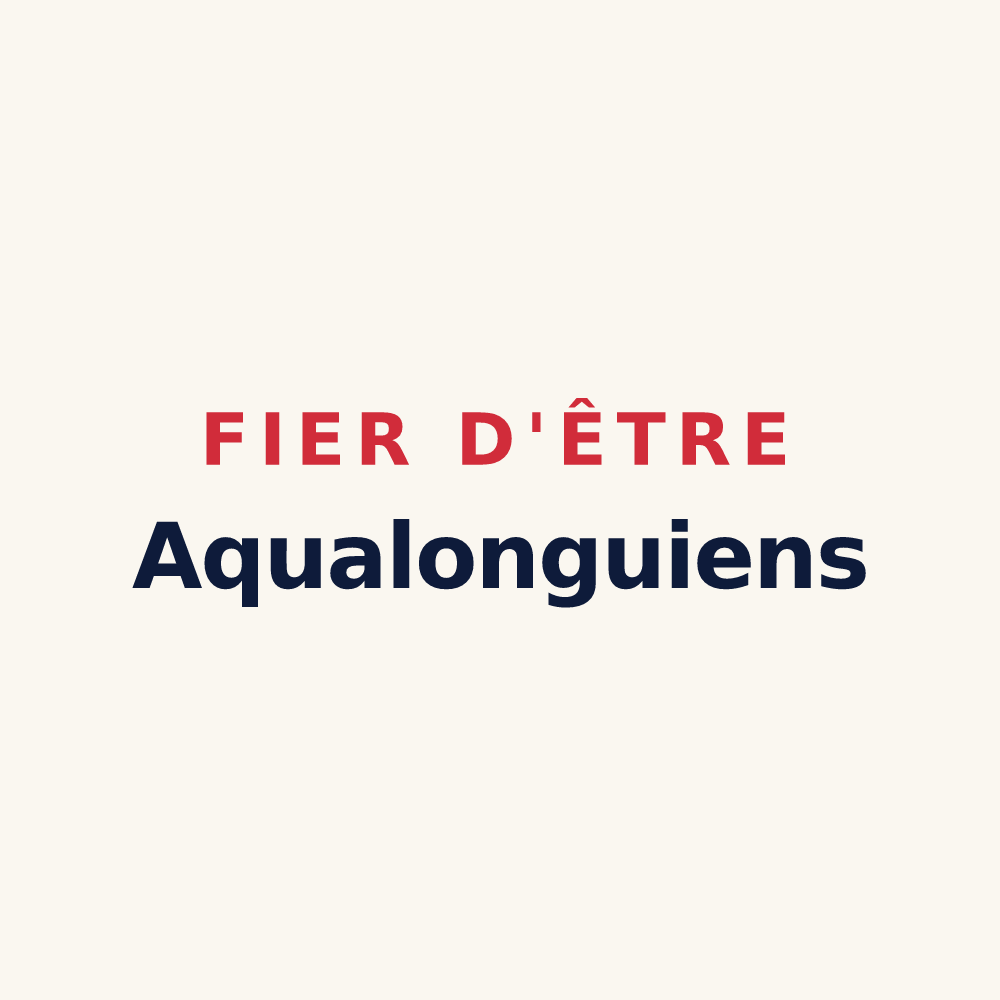 Tasse « Fier d'être Aqualonguiens » — design pour Longeau-Percey