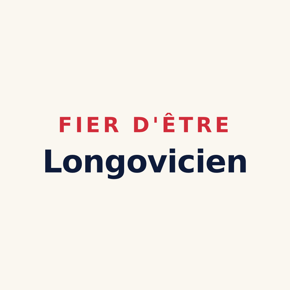 Tasse « Fier d'être Longovicien » — design pour Longeaux