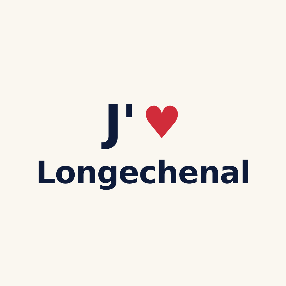 Tasse personnalisée Longechenal — design J'aime Longechenal