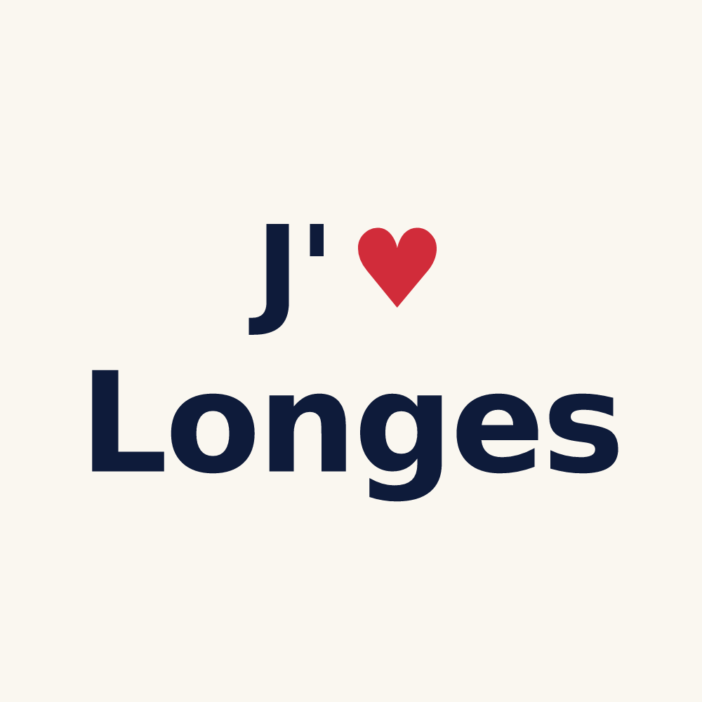 Tasse personnalisée Longes — design J'aime Longes