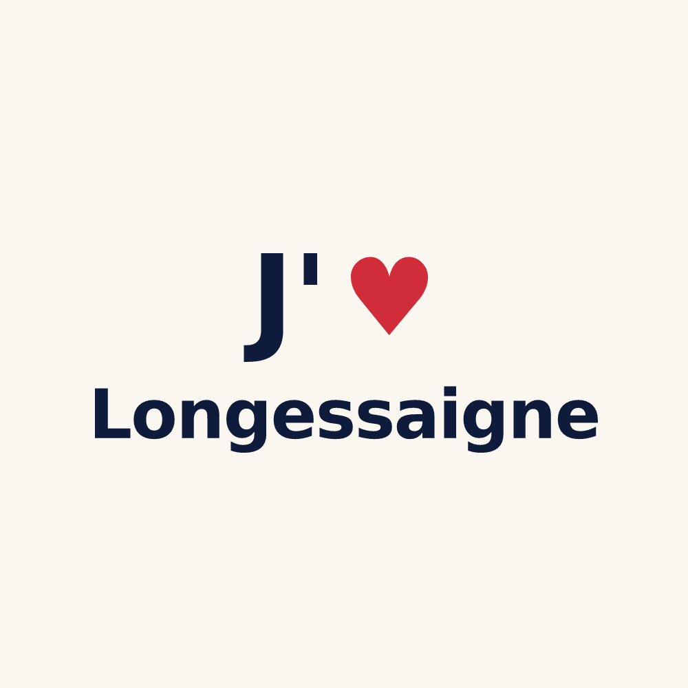 Tasse personnalisée Longessaigne — design J'aime Longessaigne