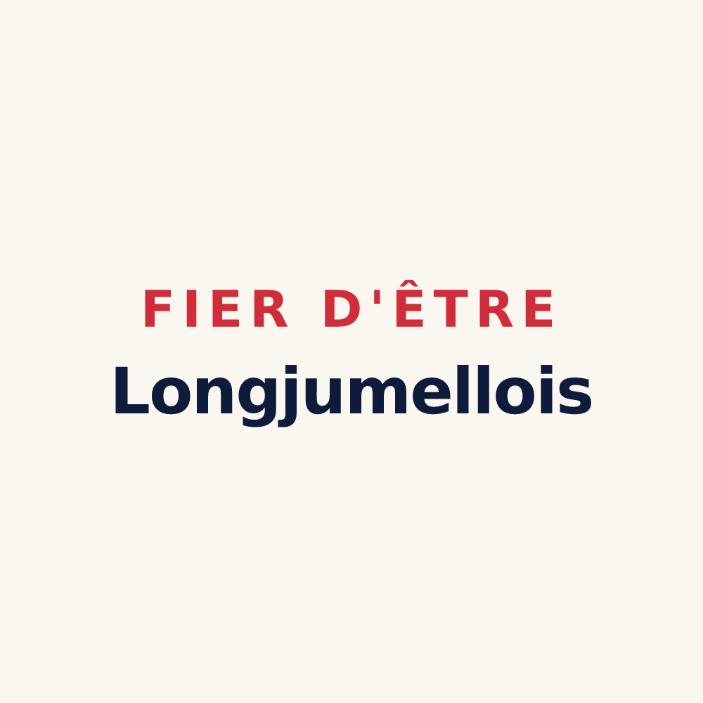 Tasse « Fier d'être Longjumellois » — design pour Longjumeau