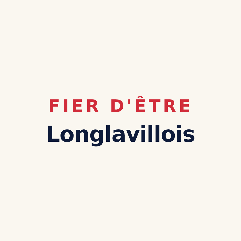 Tasse « Fier d'être Longlavillois » — design pour Longlaville