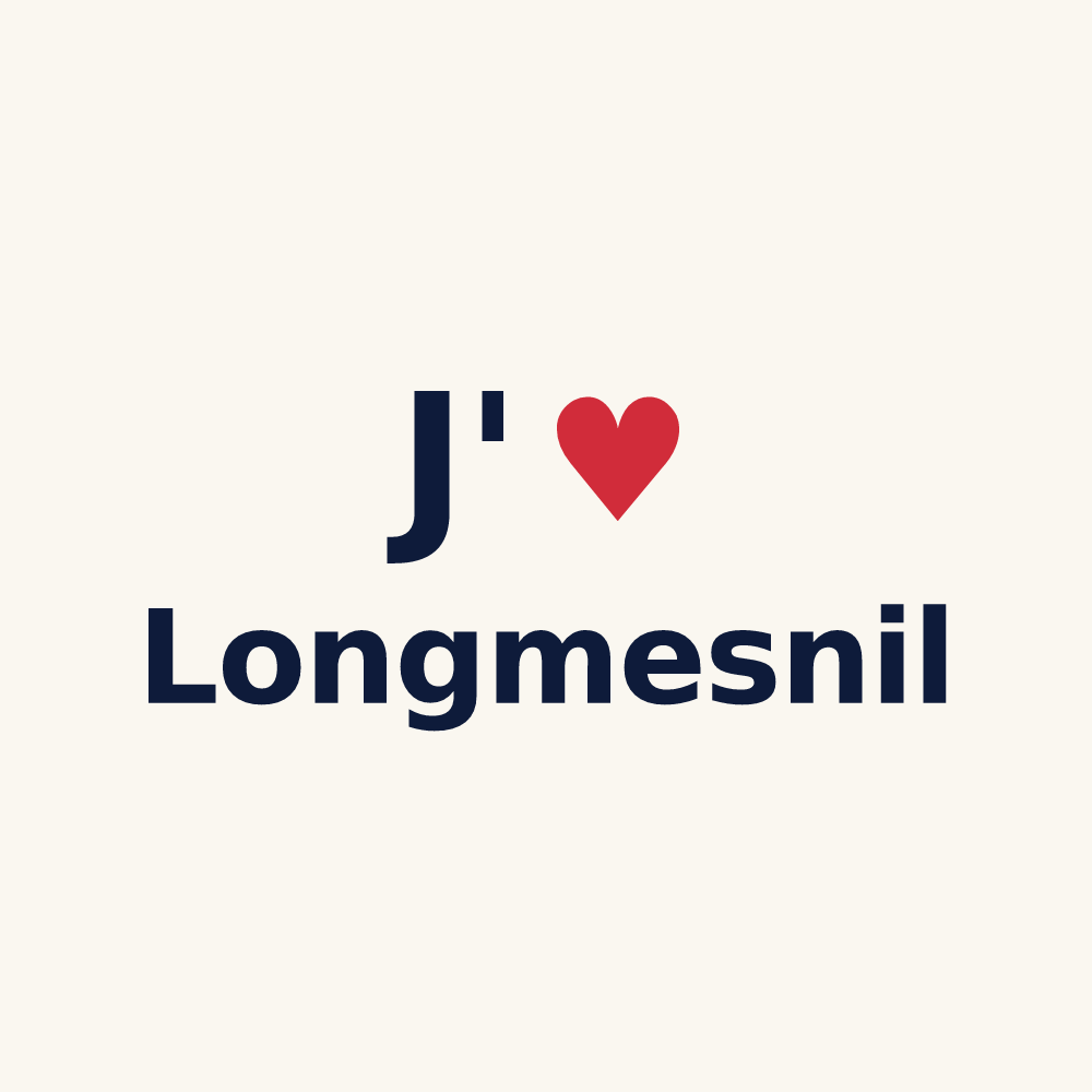 Tasse personnalisée Longmesnil — design J'aime Longmesnil