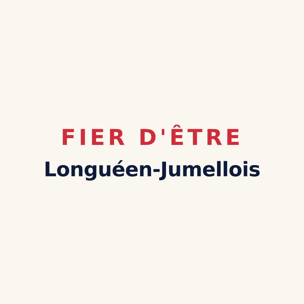 Tasse « Fier d'être Longuéen-Jumellois » — design pour Longué-Jumelles