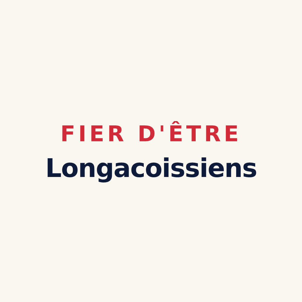 Tasse « Fier d'être Longacoissiens » — design pour Longueau