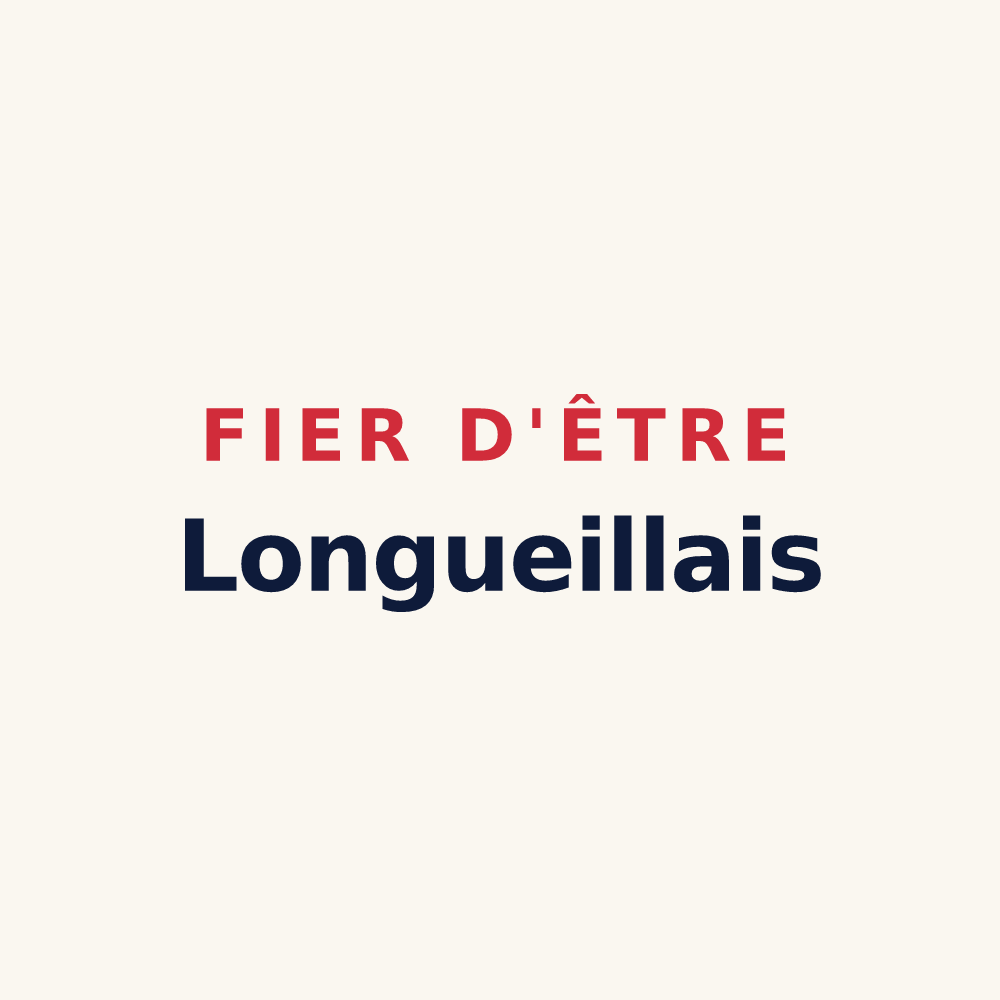 Tasse « Fier d'être Longueillais » — design pour Longueil