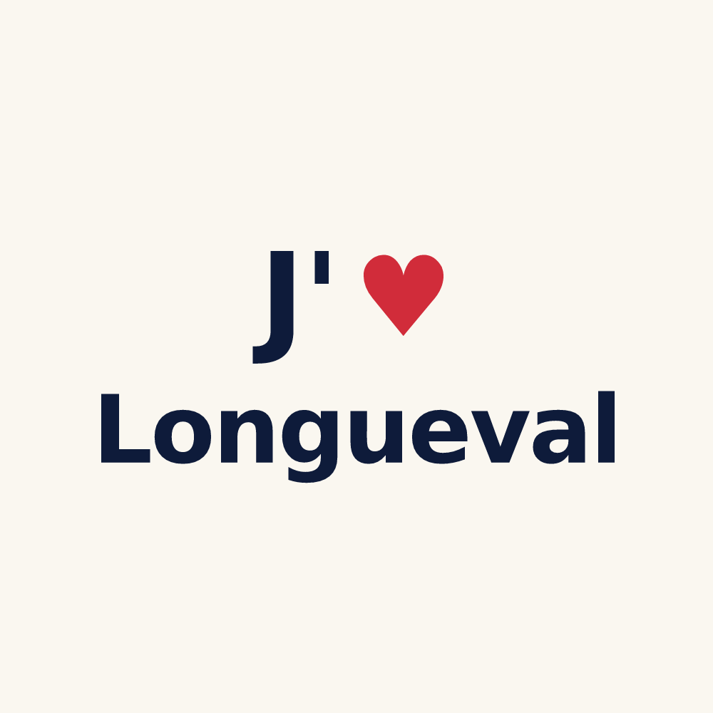 Tasse personnalisée Longueval — design J'aime Longueval