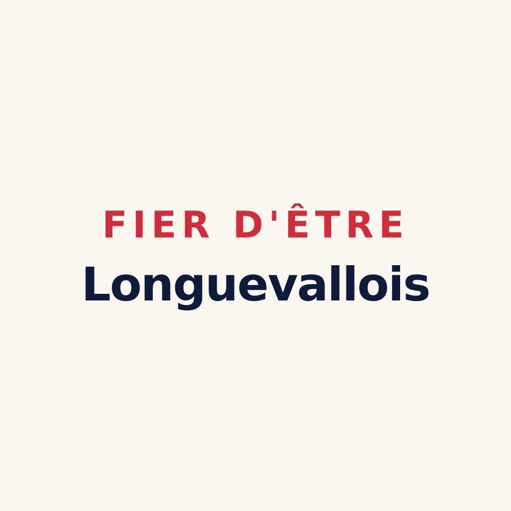 Tasse « Fier d'être Longuevallois » — design pour Longueval