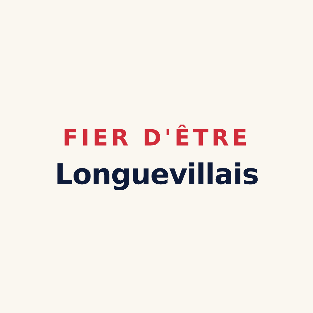 Tasse « Fier d'être Longuevillais » — design pour Longueville