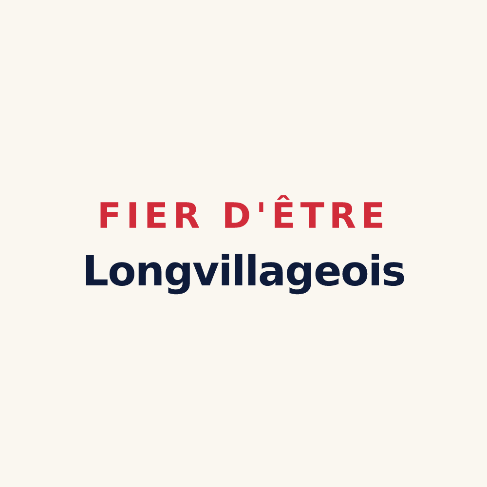 Tasse « Fier d'être Longvillageois » — design pour Longvilliers