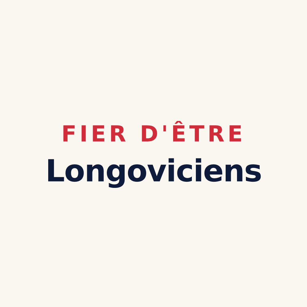 Tasse « Fier d'être Longoviciens » — design pour Longwy