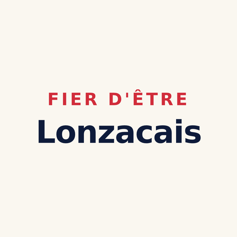 Tasse « Fier d'être Lonzacais » — design pour Lonzac