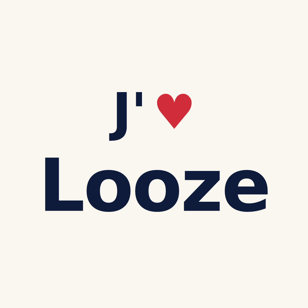 Tasse personnalisée Looze — design J'aime Looze