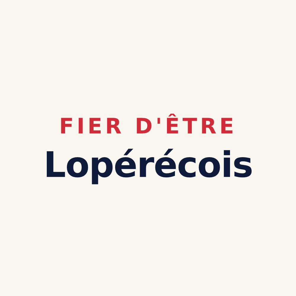 Tasse « Fier d'être Lopérécois » — design pour Lopérec