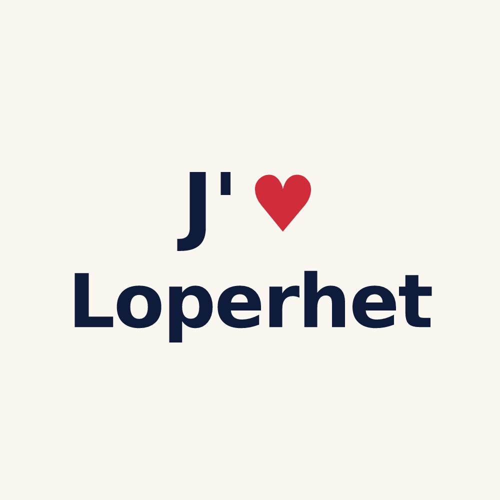 Tasse personnalisée Loperhet — design J'aime Loperhet