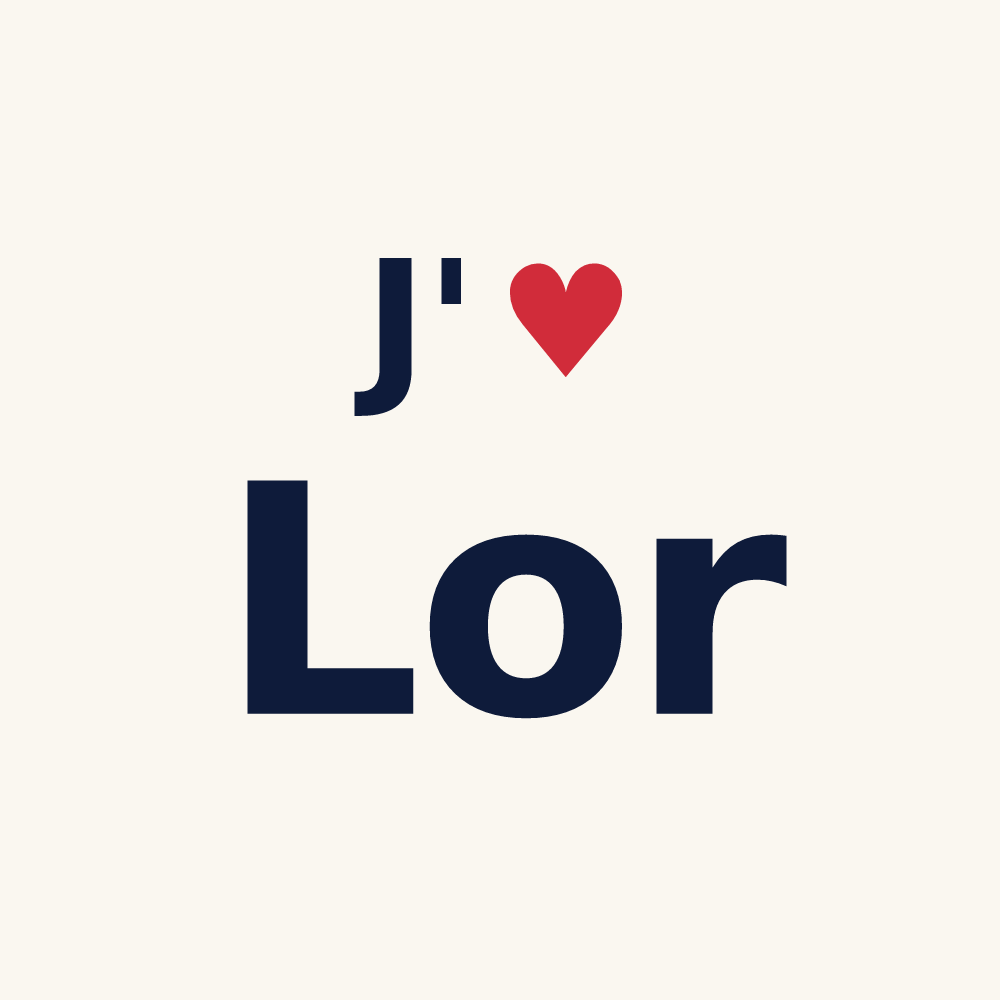 Tasse personnalisée Lor — design J'aime Lor