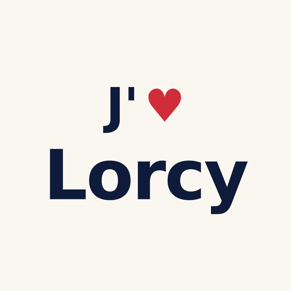 Tasse personnalisée Lorcy — design J'aime Lorcy